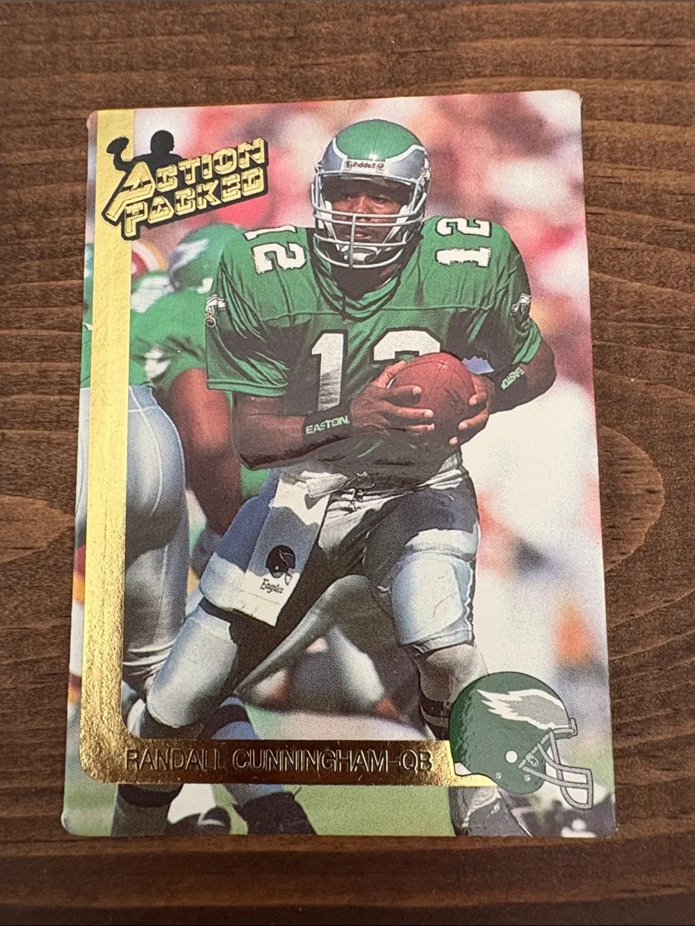 1991 Action Packed Randall Cunningham Philadelphia Eagles “PROTOTYPE” RARE card
